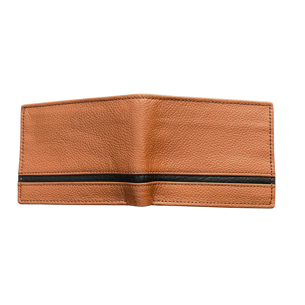 Crescent strip wallet