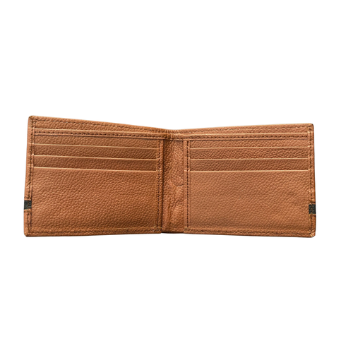 Crescent strip wallet