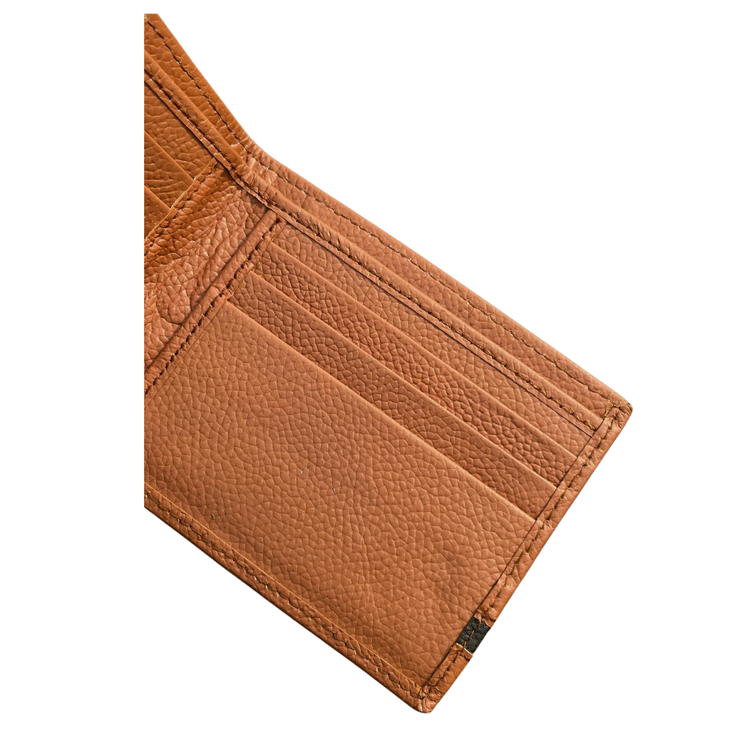 Crescent strip wallet
