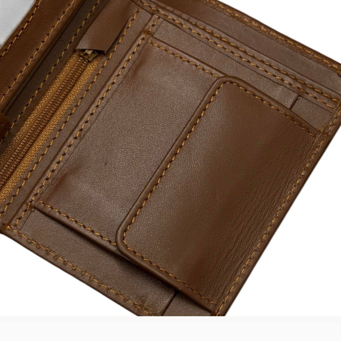 Germon Coin Pocket Wallet|Brown