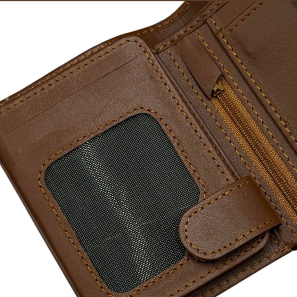 Germon Coin Pocket Wallet|Brown